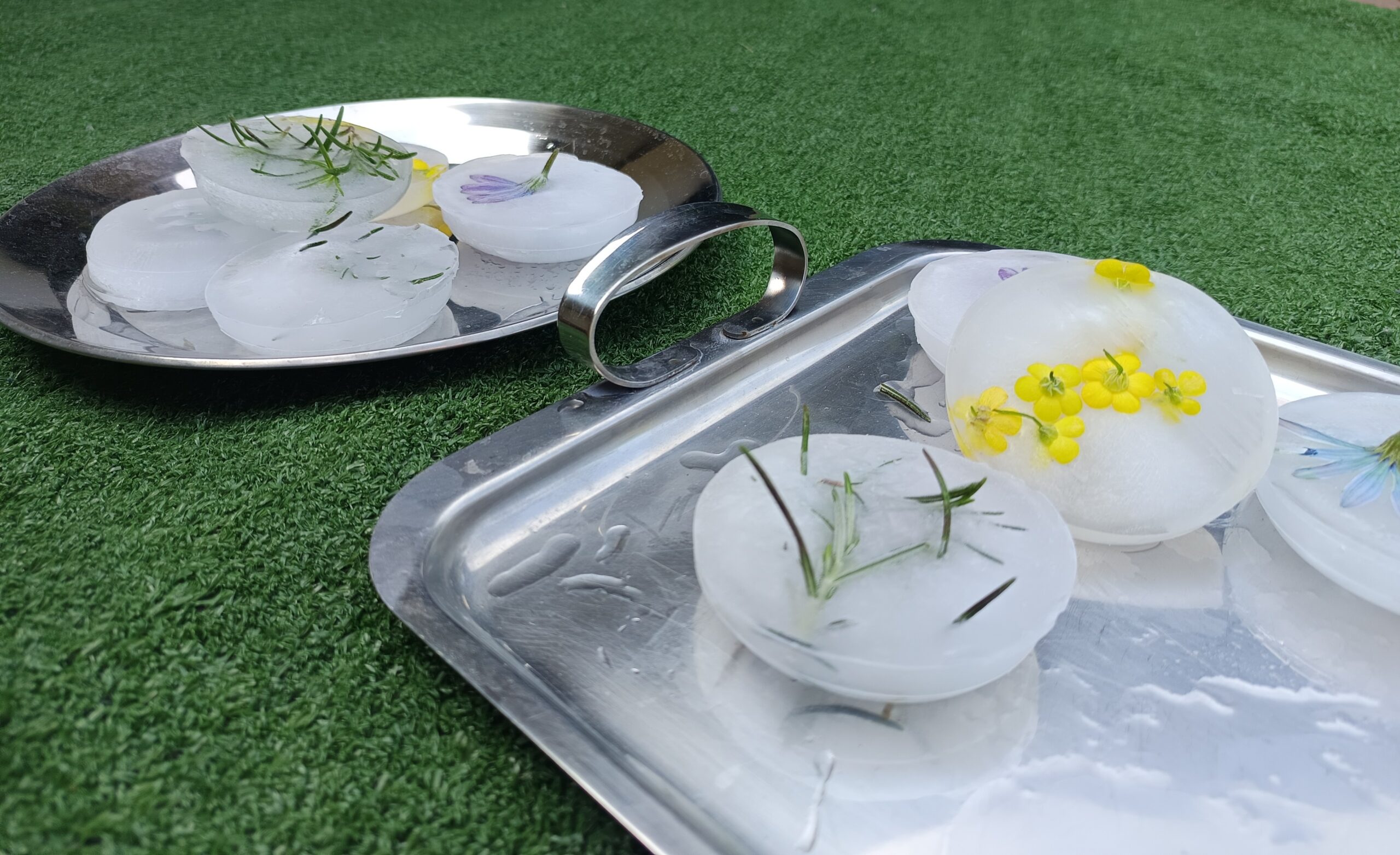 Experimentant amb glaçons
